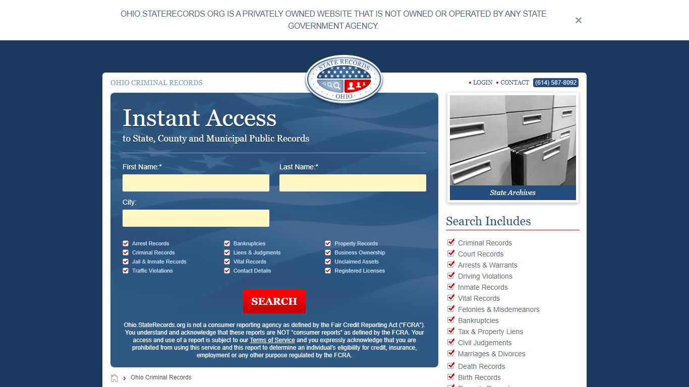 Ohio Criminal Records Online | StateRecords.org